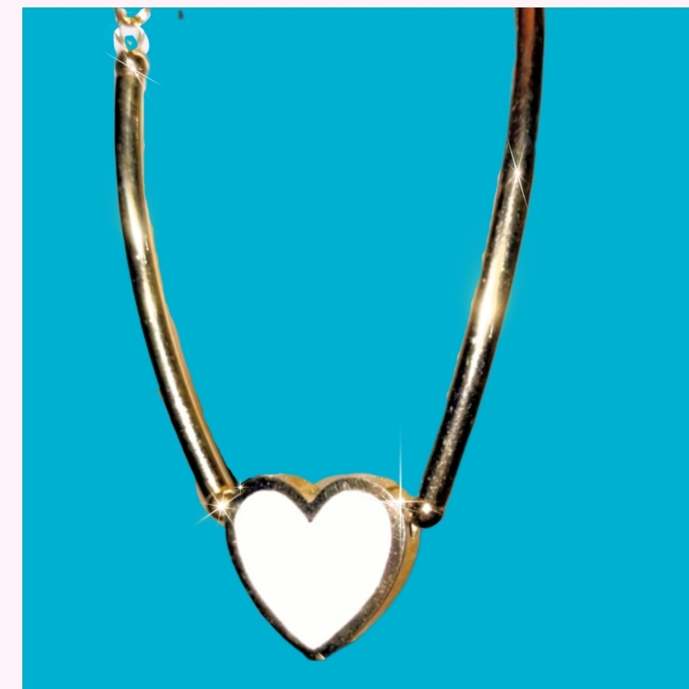 Heart Fashion Necklace Made in Italy - Picture 6 of 12